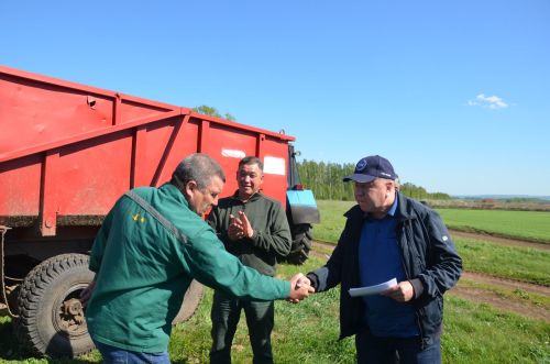 В районе наградили передовиков посева