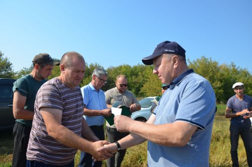 В районе определили передовиков уборки