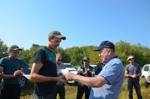 В районе определили передовиков уборки