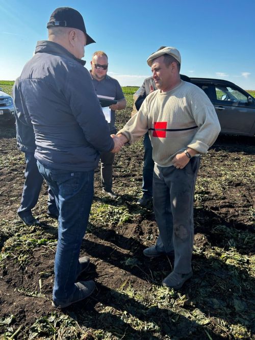 В районе наградили передовиков свеклоуборочной кампании