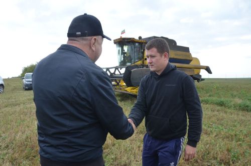 В районе определили передовиков уборки