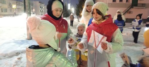 ЮИДовцы Сармановской гимназии популяризуют световозвращающие элементы