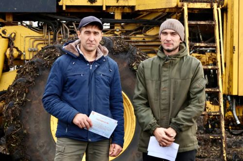В районе наградили лучших по уборке сахарной свеклы