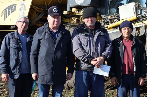 В районе определили передовиков уборки