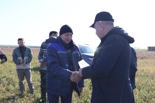 В районе определили передовиков уборки