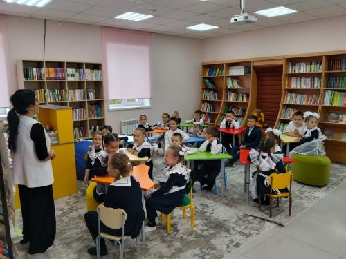 Первоклассники Сарманово открыли для себя мир книг