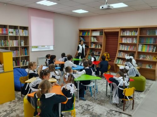 Первоклассники Сарманово открыли для себя мир книг