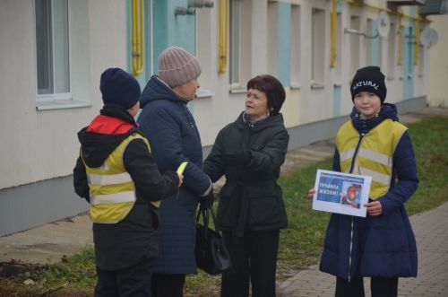 В Сарманово состоялась акция ко Дню памяти жертв ДТП