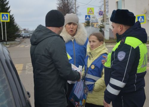 В Сарманово состоялась акция ко Дню памяти жертв ДТП