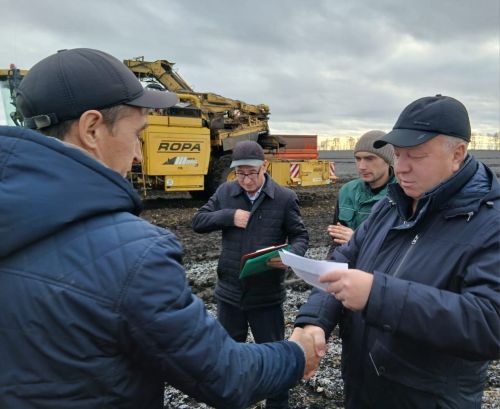 В районе определили передовиков свеклоуборочной кампании