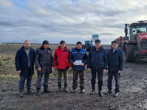 В районе определили передовиков свеклоуборочной кампании