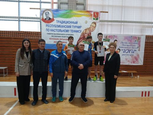 В Сарманово состоялся турнир по настольному теннису памяти Мунавира Хуснуллина