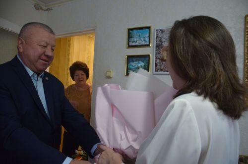 Сарманнан Сафиннар гаиләсен уллары туу белән котладылар