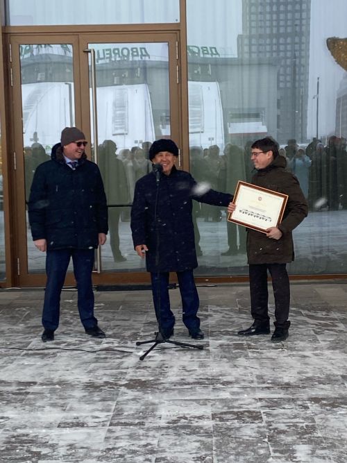 Сарман матбугат үзәге яңа автомобильле булды