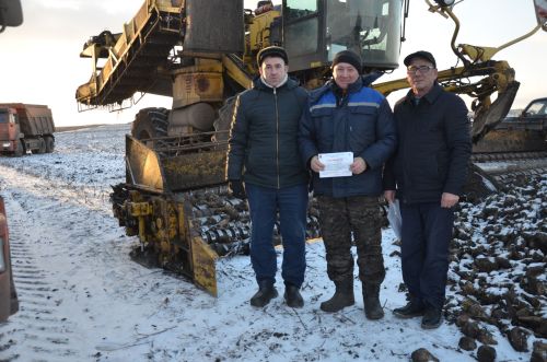 В районе определили передовиков последней пятидневки свеклоуборочной кампании