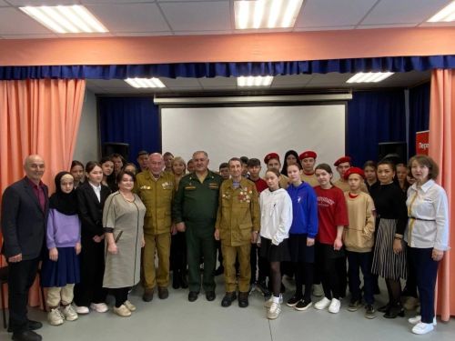 Сармановские школьники встретились с ветеранами Афганистана