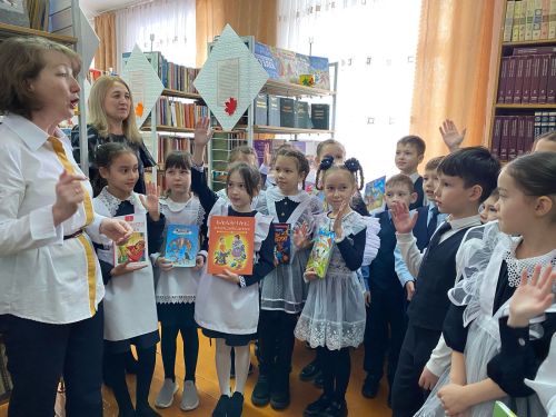Ученики Сармановской школы обменялись книгами