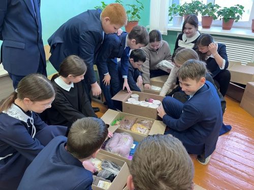 В Большенуркеевской школе прошла акция «Мы вместе»