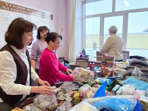 В Большенуркеевской школе прошла акция «Мы вместе»