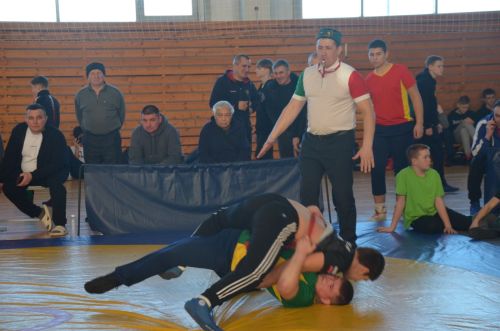 Район командасы көрәш турнирында икенче урын алды