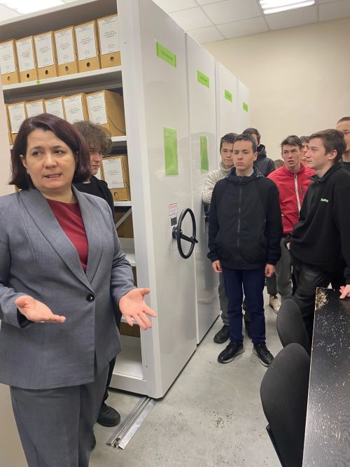 Район архивында “Сарман” газетасы белән бергә тарих саклана