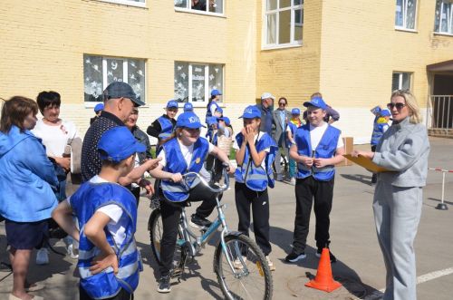 Команда Кавзияковской школы победила в муниципальном этапе конкурса «Безопасное колесо»
