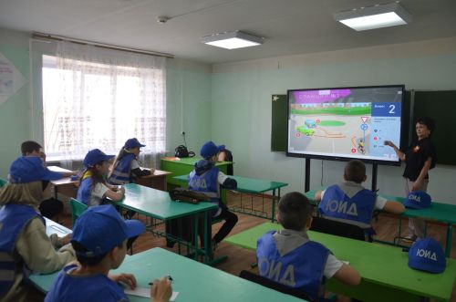 Команда Кавзияковской школы победила в муниципальном этапе конкурса «Безопасное колесо»