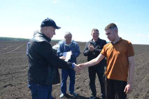 В районе наградили передовиков посева