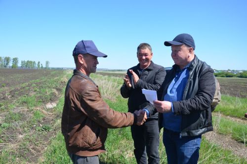В районе наградили передовиков посева