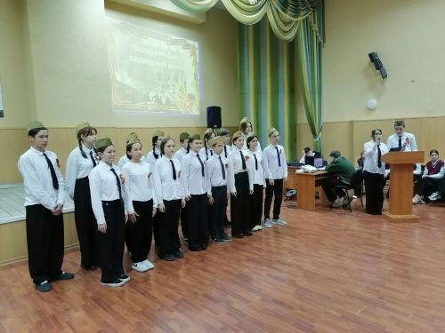 В Джалильской гимназии состоялся фестиваль военной песни к 80-летию Великой Победы