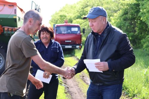 В районе наградили передовиков посева