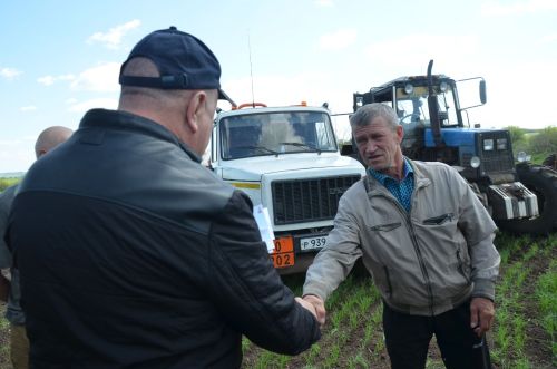 В районе наградили передовиков посева
