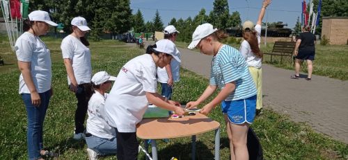 Район үзәгендә балалар бәйрәм иттеләр