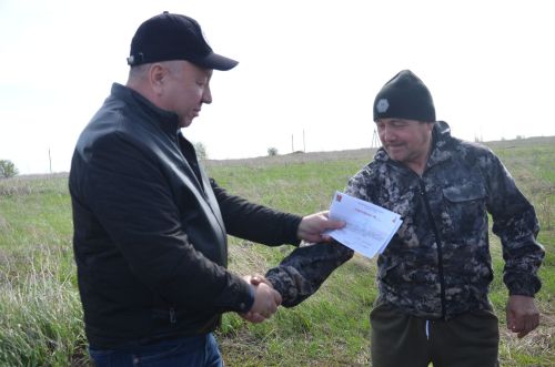 В районе наградили передовиков посева