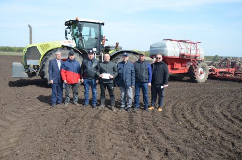 В районе наградили передовиков посева