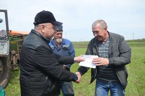 В районе наградили передовиков посева