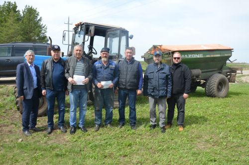В районе наградили передовиков посева