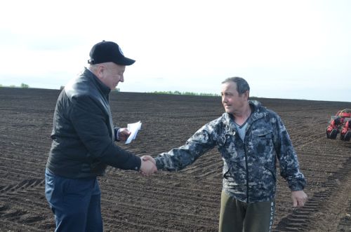 В районе наградили передовиков посева