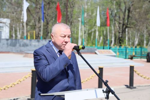 Торжественное открытие Памятника ветеранам боевых действий в Джалиле