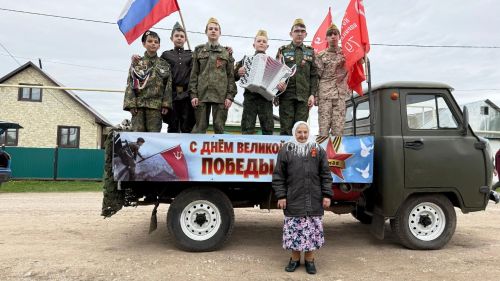 102 яшьлек Нәфисә апа 80 нче Җиңү язын каршы алды