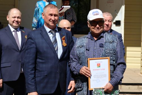 В Лешев-Тамакском поселении открыли памятник героям ВОВ