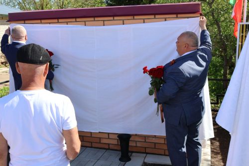 Торжественное открытие памятников в селе Мустафино
