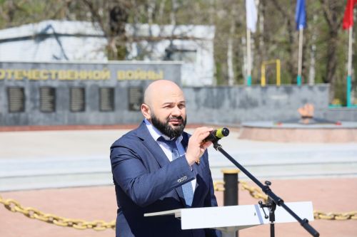 Торжественное открытие Памятника ветеранам боевых действий в Джалиле