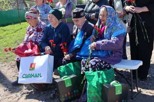Торжественное открытие памятников в селе Мустафино