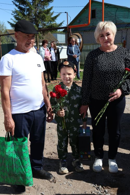 Торжественное открытие памятников в селе Мустафино