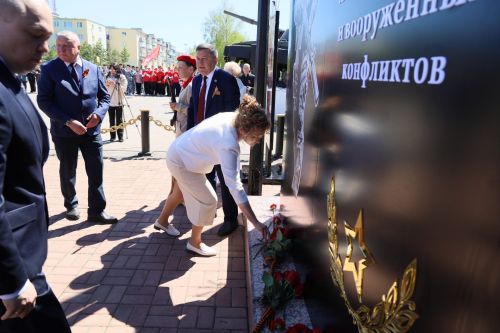 Торжественное открытие Памятника ветеранам боевых действий в Джалиле