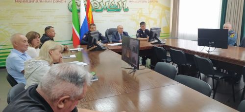 Районная комиссия по обеспечению БДД приняла участие в республиканском заседании