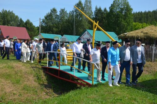 Район Сабан туе йортларны караудан башланды