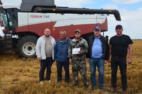 В районе наградили передовиков уборки