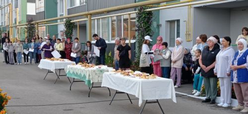 Районыбызның иң матур  ишегалдында күршеләр бәйрәме үтте